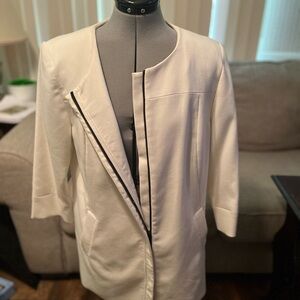 Elegant White Women's Jacket